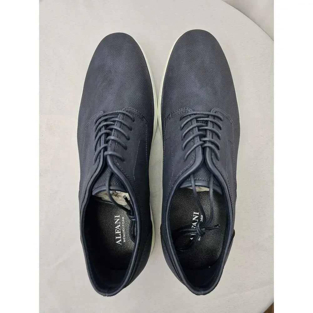 Alfani Men's Dalton Textured Faux-Leather Blue Size 13M NWT - Picture 4 of 8